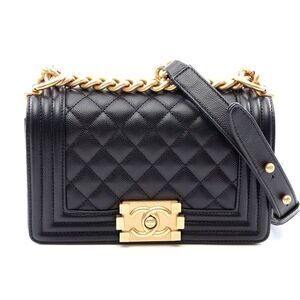 Chanel Boy Small Shoulder Bag Black